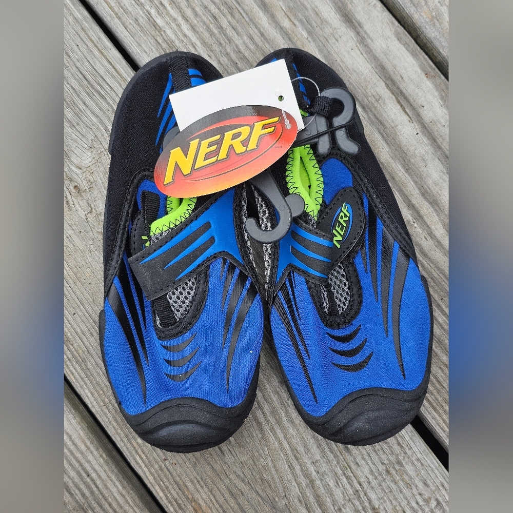 NERF Water Shoes - Youth Kids 13-1 - Swim / Beach / Sand / Boat